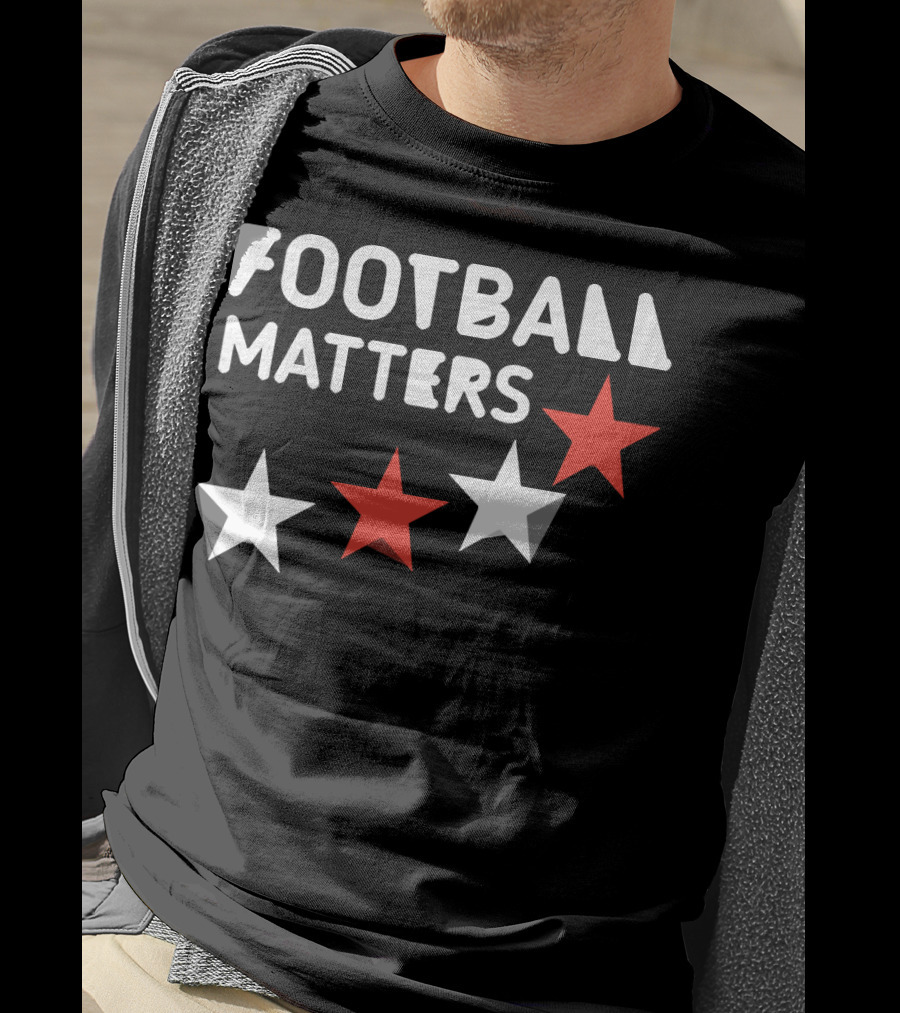 FOOTBALL MATTERS Four Stars Red And White T-Shirt