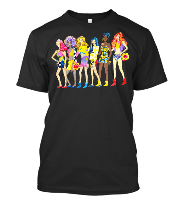 Moschino Girls Colorful Fashion T-Shirt
