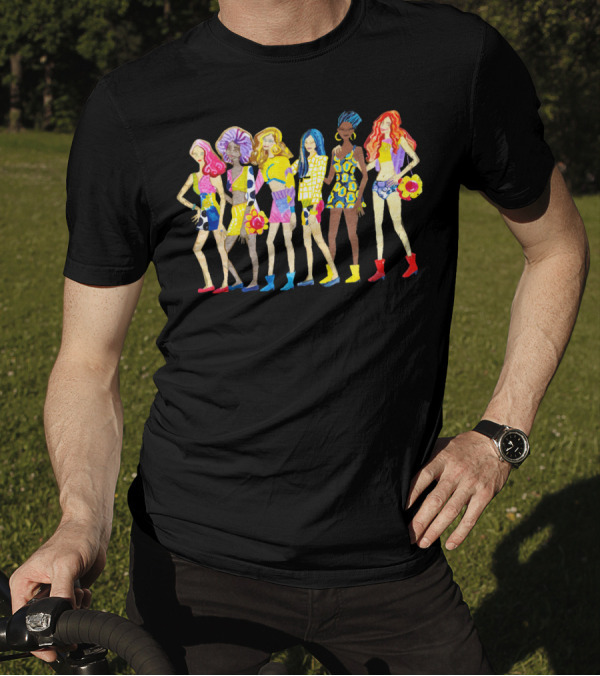 Moschino Girls Colorful Fashion T-Shirt
