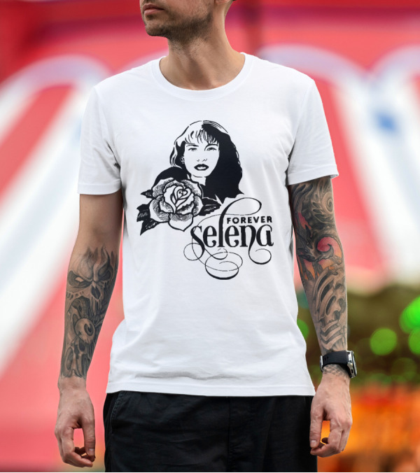 Premium T-Shirt: Forever Selena Rose T-Shirt Forever Selena Rose T-Shirt