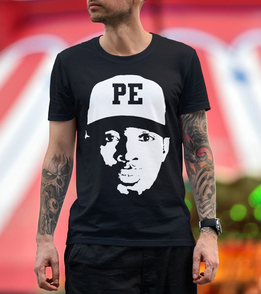 PE ChuckD Public Enemy Iconic Face Hat T-Shirt