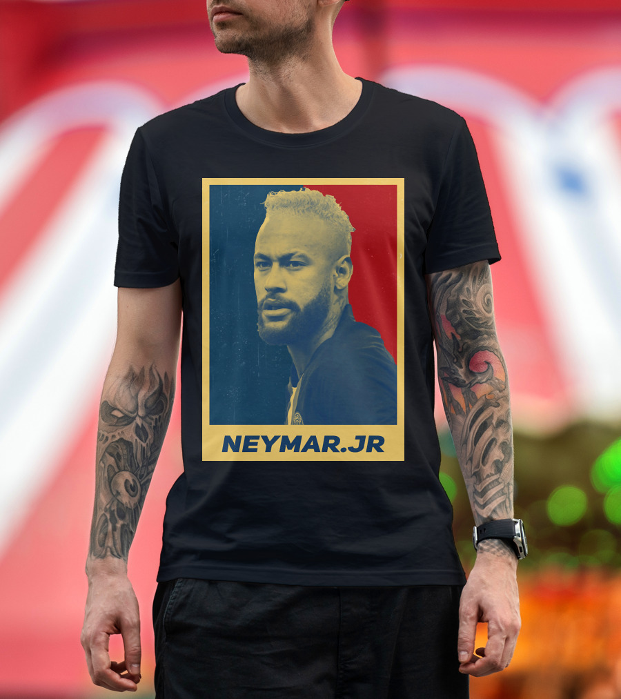 Neymar JR Vintage Portrait T-Shirt