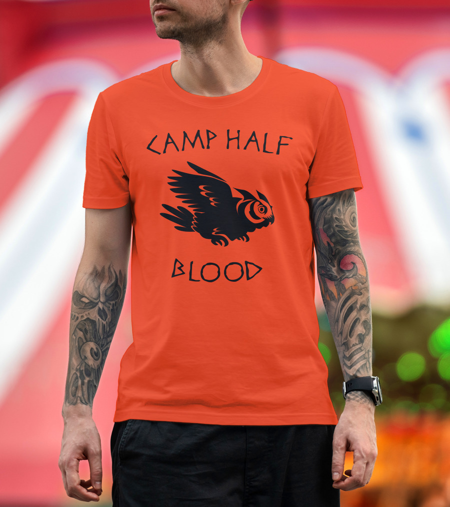 Camp Half Blood Custom Cabin Athena Owl T-Shirt