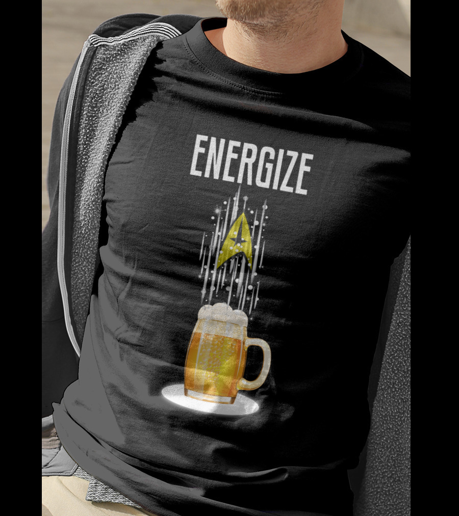 Energize Beer StarTR Badge T-Shirt