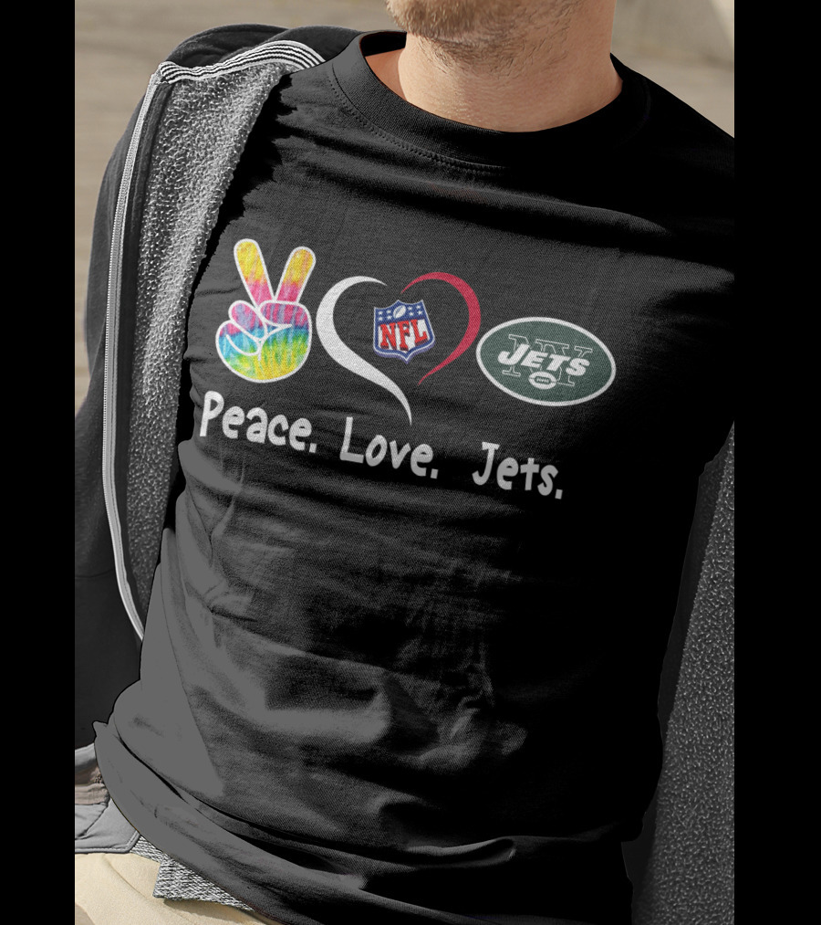 Peace Love NFL Jets T-Shirt
