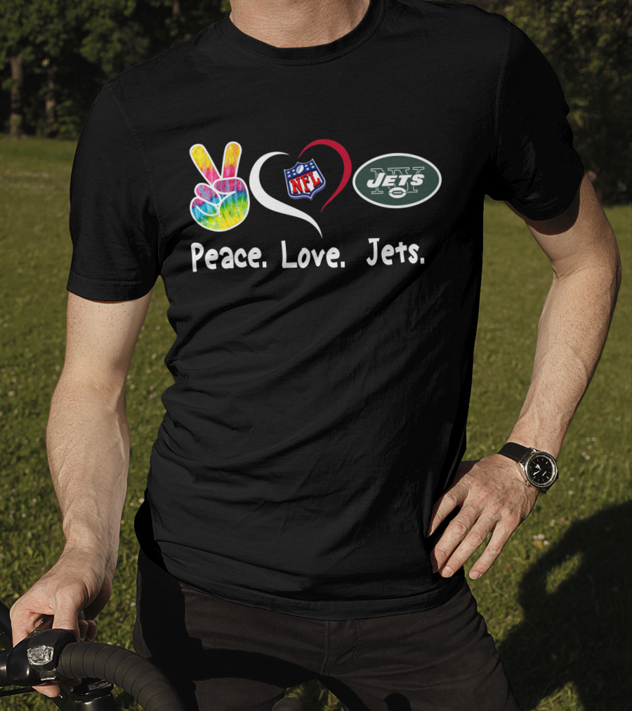 Peace Love NFL Jets T-Shirt