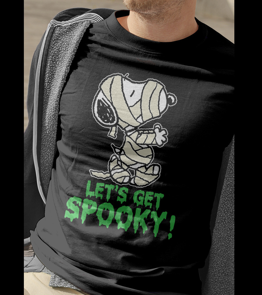 Let's Get Spooky Halloween Mummy Costume T-Shirt