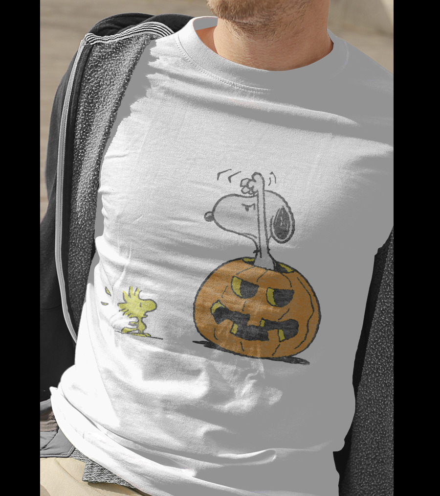 Halloween Snoopy Woodstock Pumpkin Peanuts T-Shirt