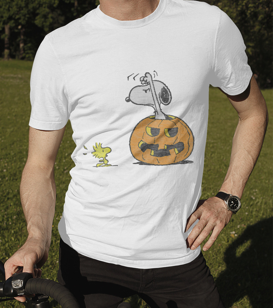 Halloween Snoopy Woodstock Pumpkin Peanuts T-Shirt