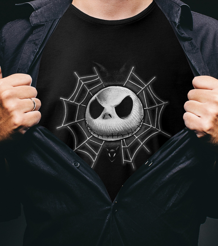 Disney Jack Skellington Web Bat Nightmare Before Christmas T-Shirt