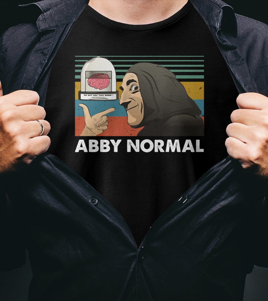 Abby Normal Igor Vintage Style Brain Placeholder T-Shirt