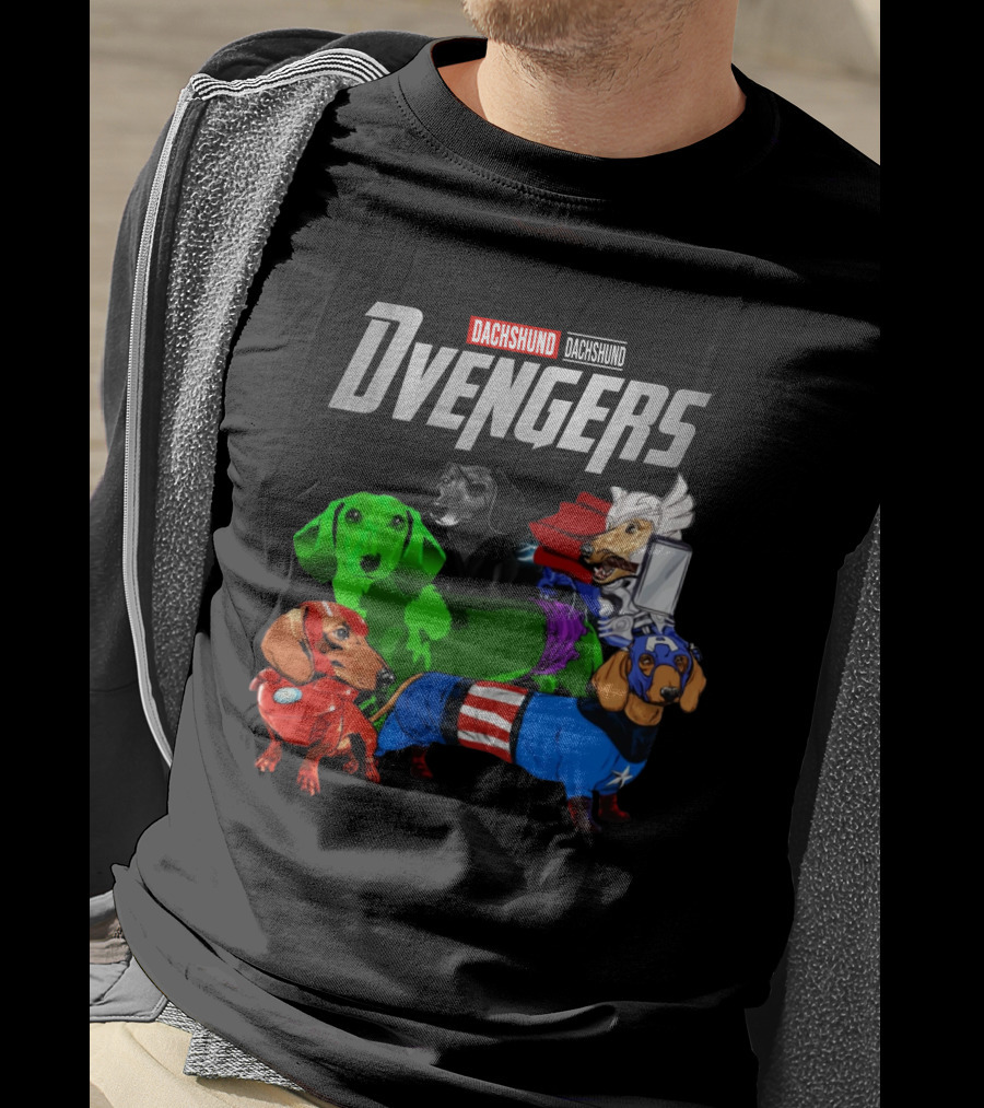 Dachshund Dachshund DVengers T-Shirt