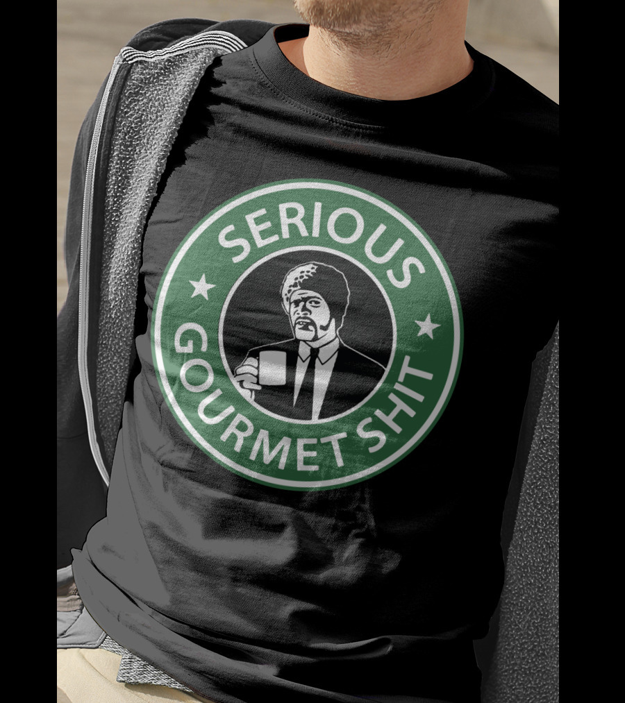 Serious Gourmet Shit Coffee Mug Pulp Fiction T-Shirt