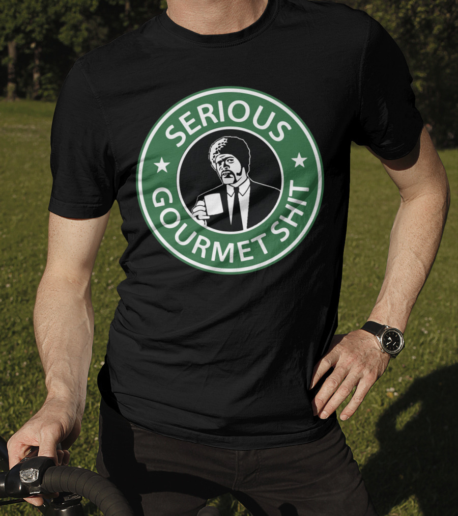 Serious Gourmet Shit Coffee Mug Pulp Fiction T-Shirt