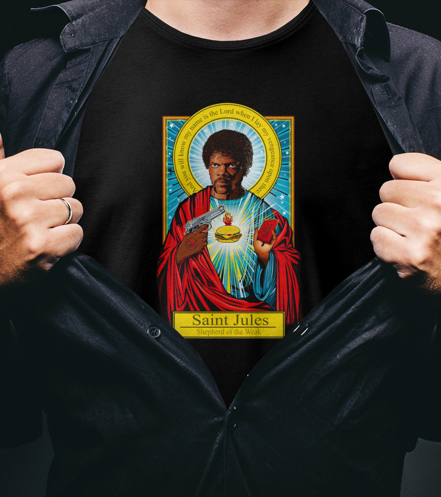 Saint Jules Shepherd Of The Weak Almighty Vengeance T-Shirt