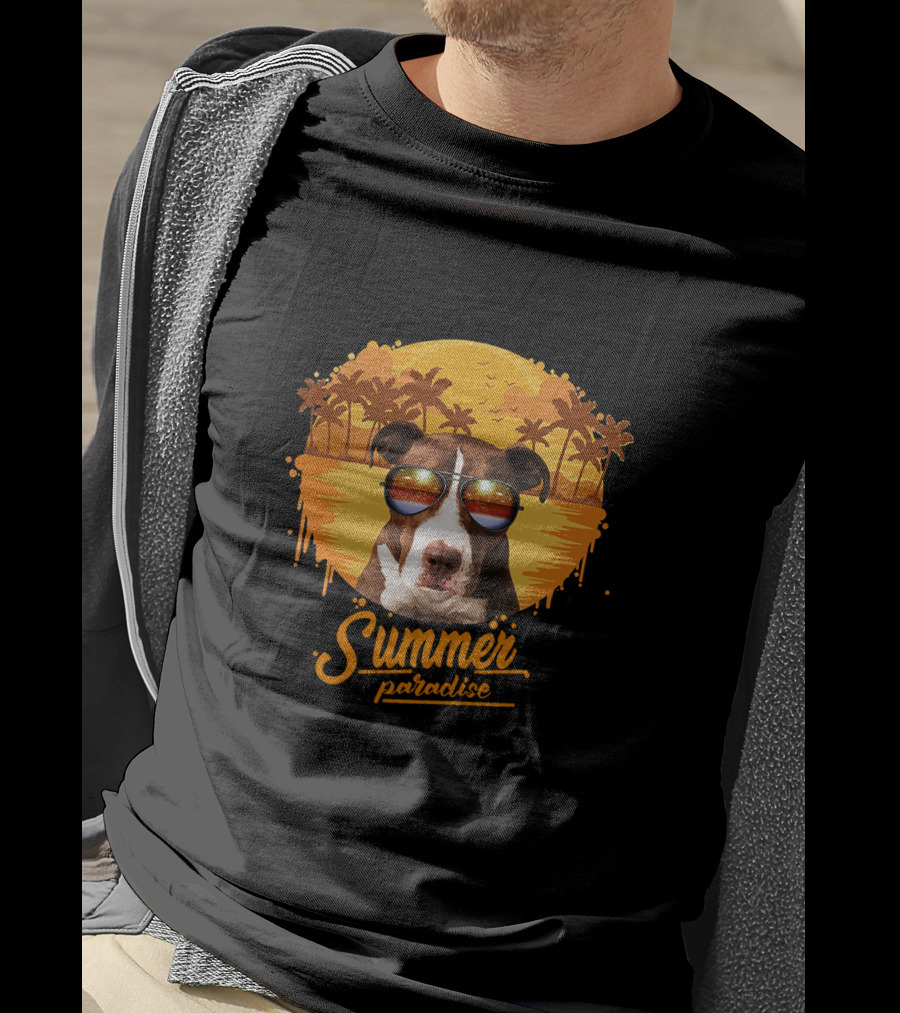 Summer Paradise Dogs T-Shirt