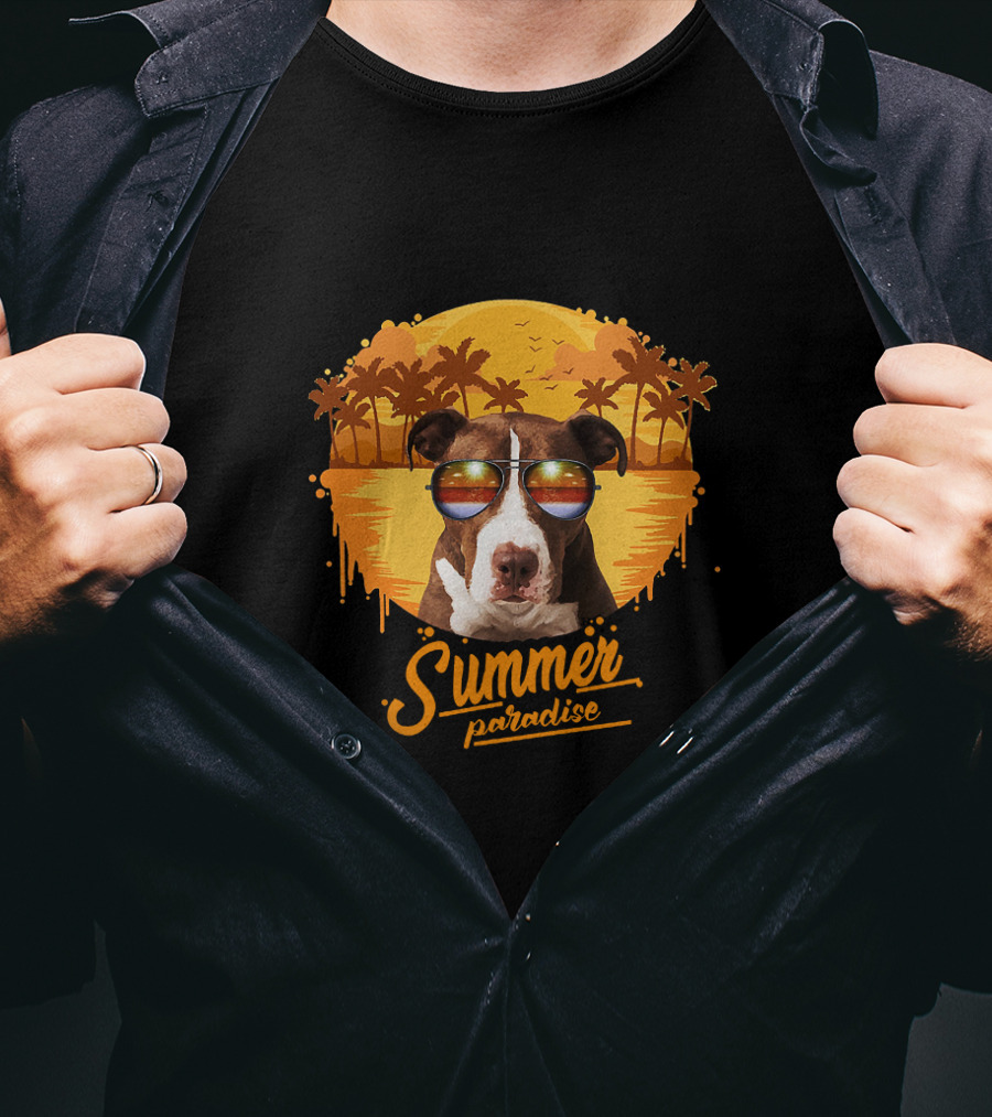 Summer Paradise Dogs T-Shirt