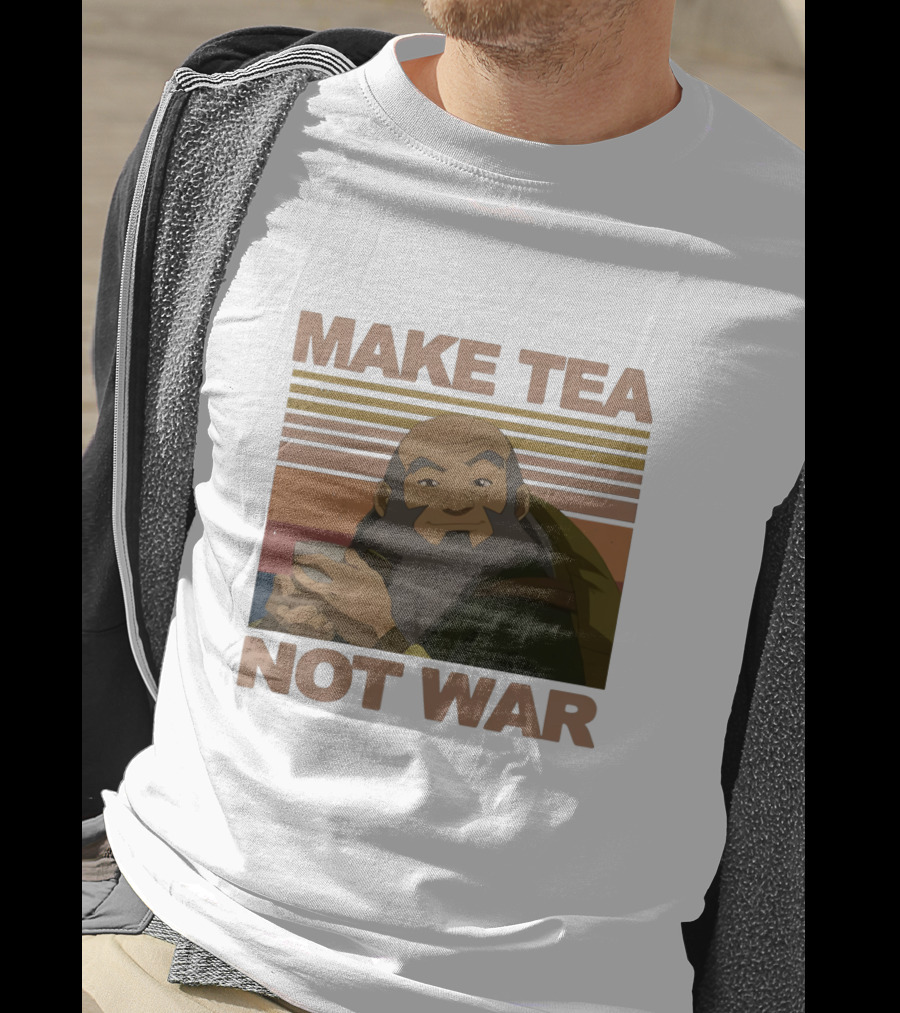 Uncle Iroh Make Tea Not War Retro T-Shirt