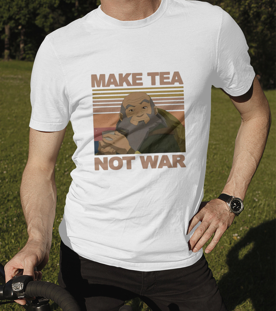 Uncle Iroh Make Tea Not War Retro T-Shirt