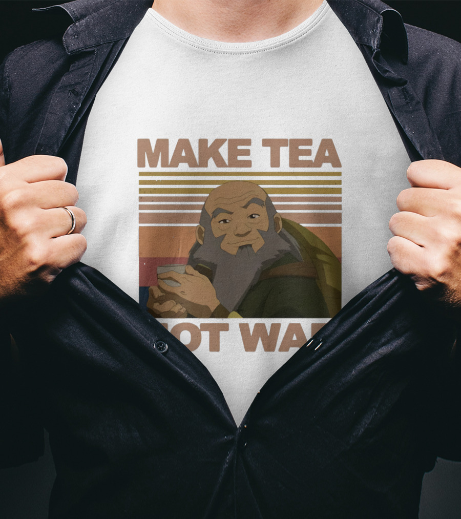 Uncle Iroh Make Tea Not War Retro T-Shirt