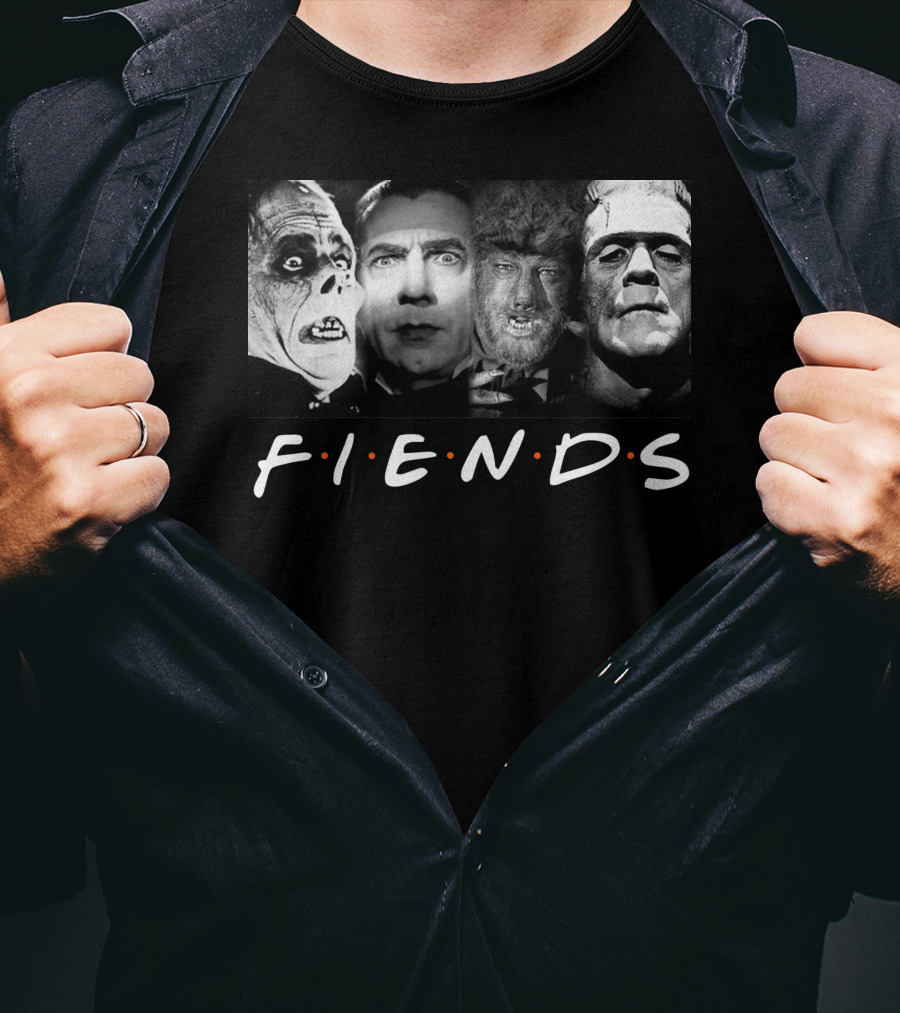 FIENDS Essential Classic Horror Movie Monsters T-Shirt