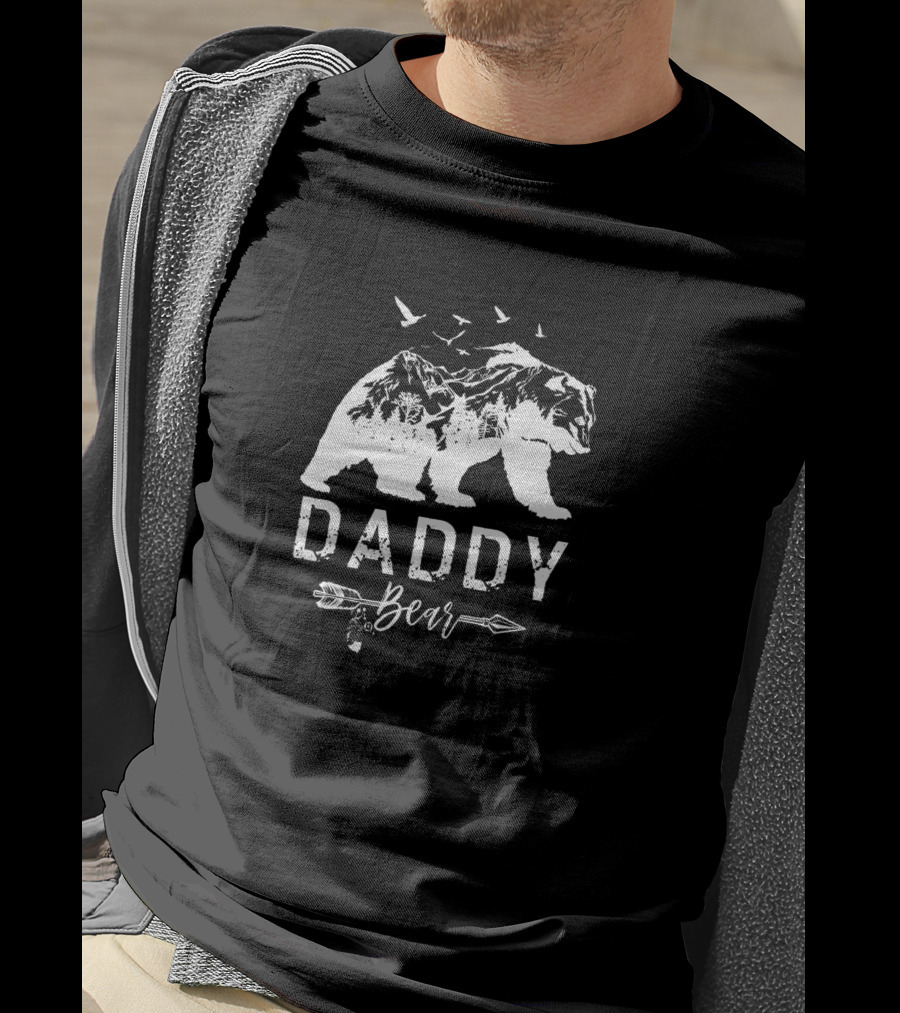 Daddy Bear Arrow Mountains T-Shirt