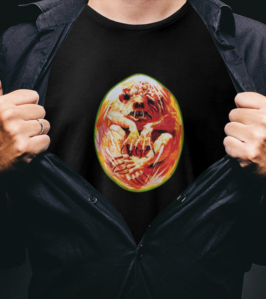 Prophecy Creature Emerging From Fiery Egg T-Shirt