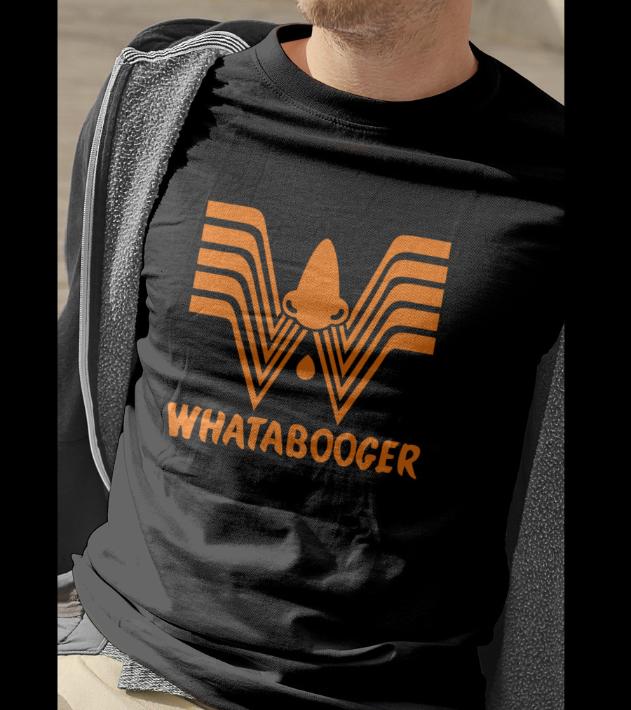 Whataburger Whatabooger Logo Parody Nostalgic Humor T-Shirt