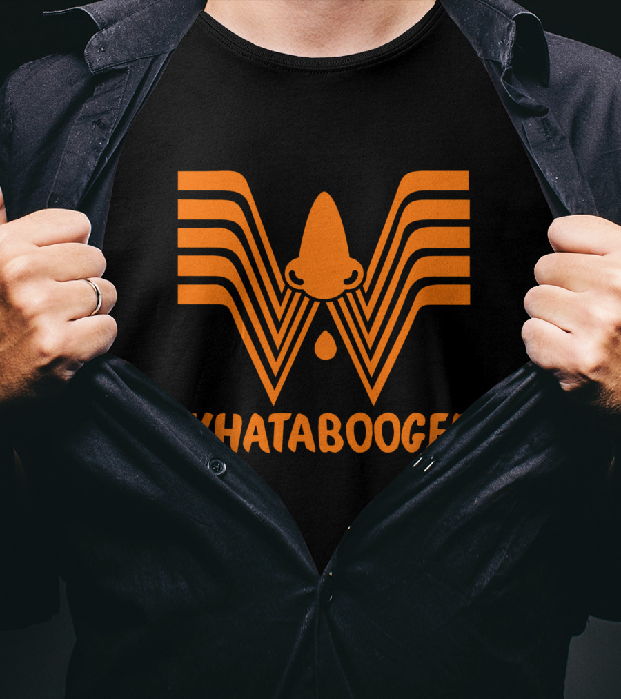 Whataburger Whatabooger Logo Parody Nostalgic Humor T-Shirt