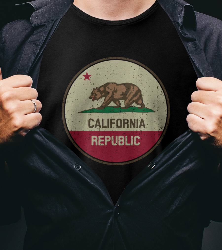 Vintage California Republic Bear Flag T-Shirt