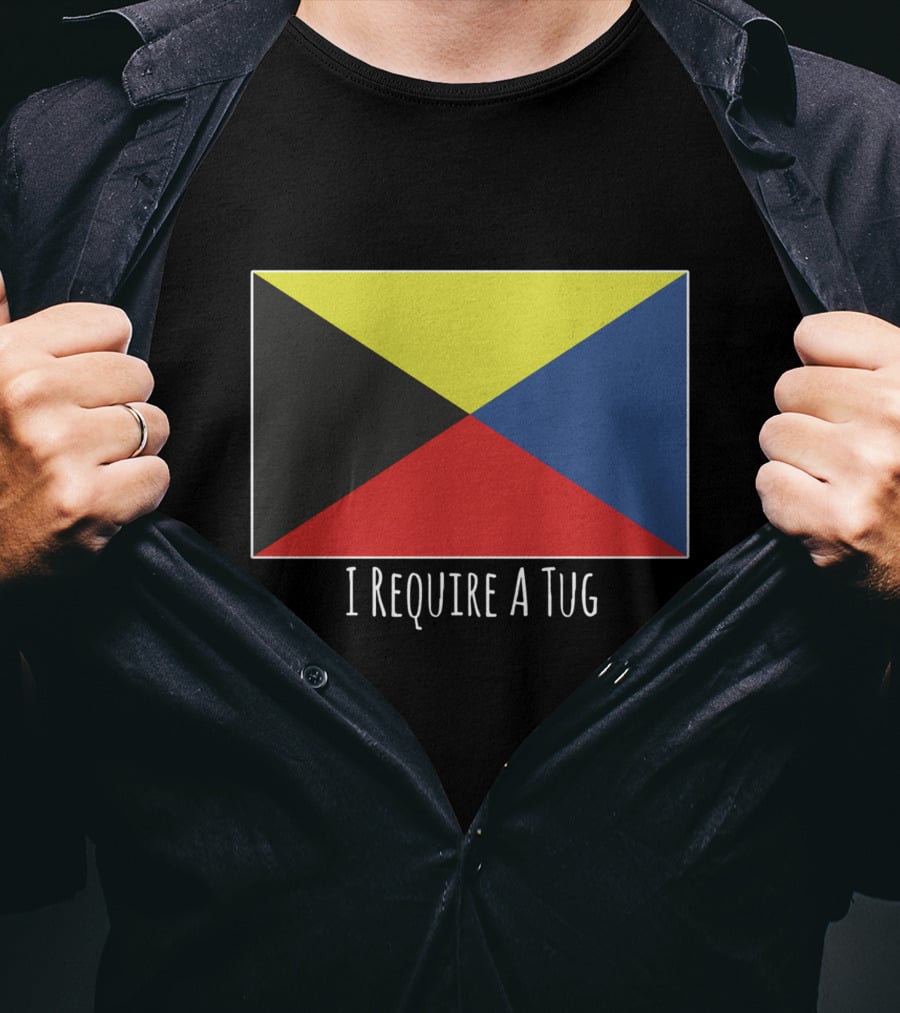 Maritime Signal Flag I Require A Tug T-Shirt