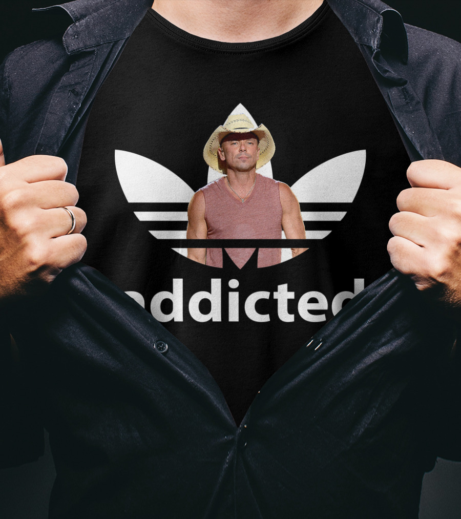 Kenny Chesney Logo Parody Addicted T-Shirt