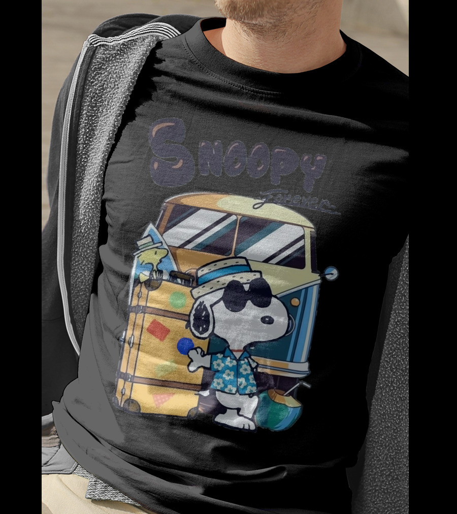 Snoopy Forever Vintage Travel Adventure T-Shirt