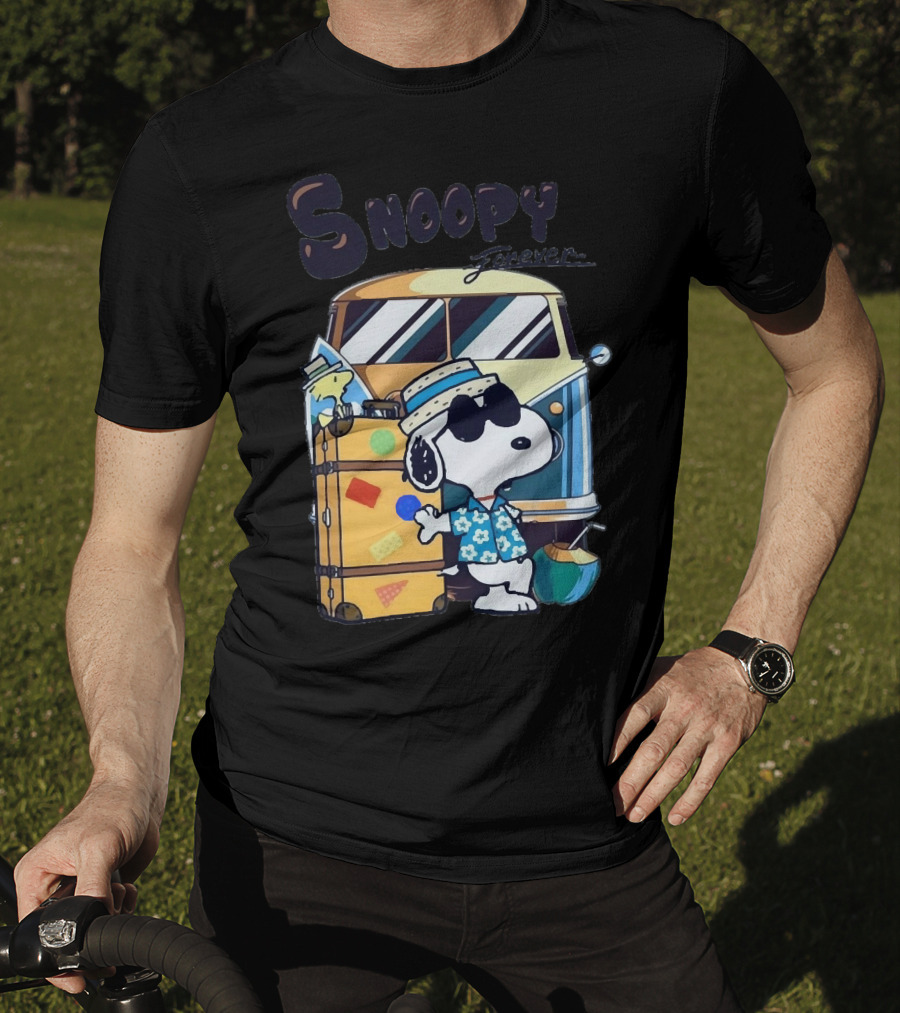 Snoopy Forever Vintage Travel Adventure T-Shirt