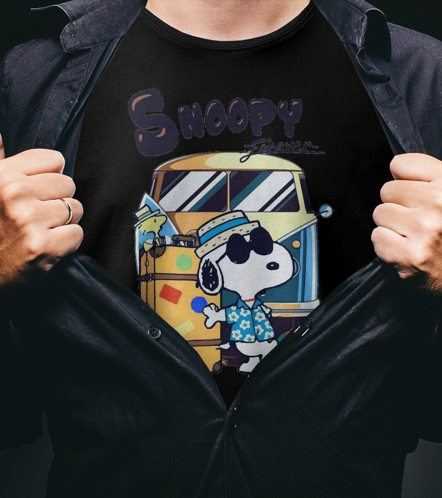 Snoopy Forever Vintage Travel Adventure T-Shirt