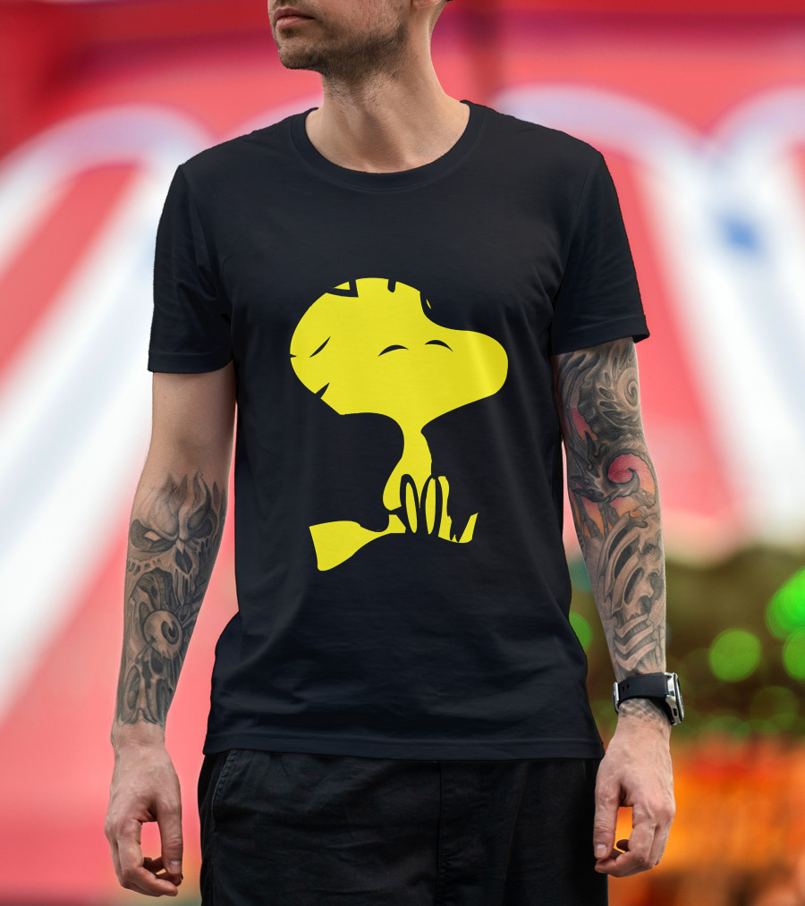 Woodstock Peanuts Cartoon Character Yellow Bird T-Shirt