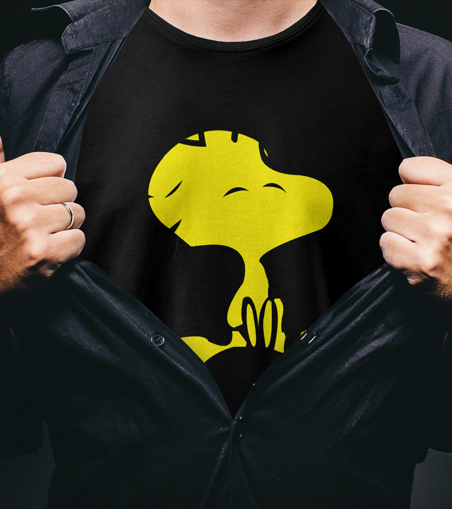 Woodstock Peanuts Cartoon Character Yellow Bird T-Shirt