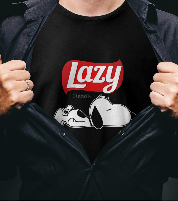 Lazy Classic Snoopy T-Shirt