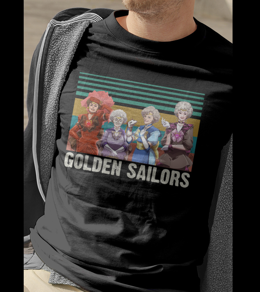 Golden Sailors Funny Girls Vintage Moon Sailors Parody Fans T-Shirt