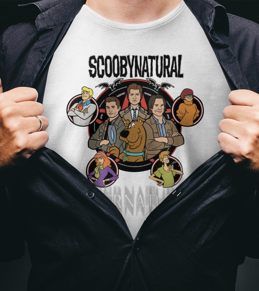 Scoobynatural Supernatural Parody Featuring Scooby Doo Cast And Characters T-Shirt