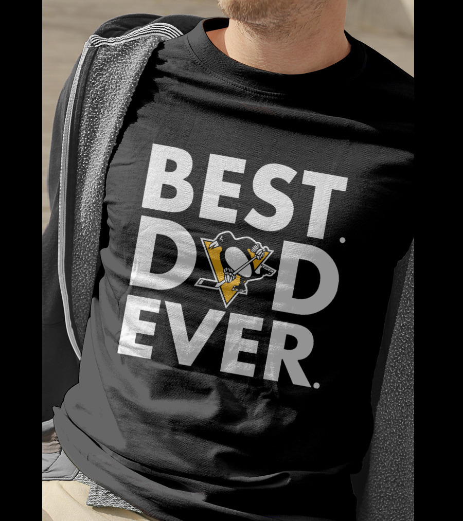 Best Dad Ever Pittsburgh Penguins T-Shirt