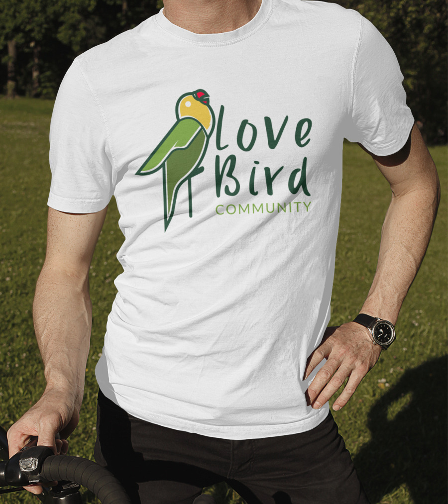 Love Bird Community Parrot T-Shirt
