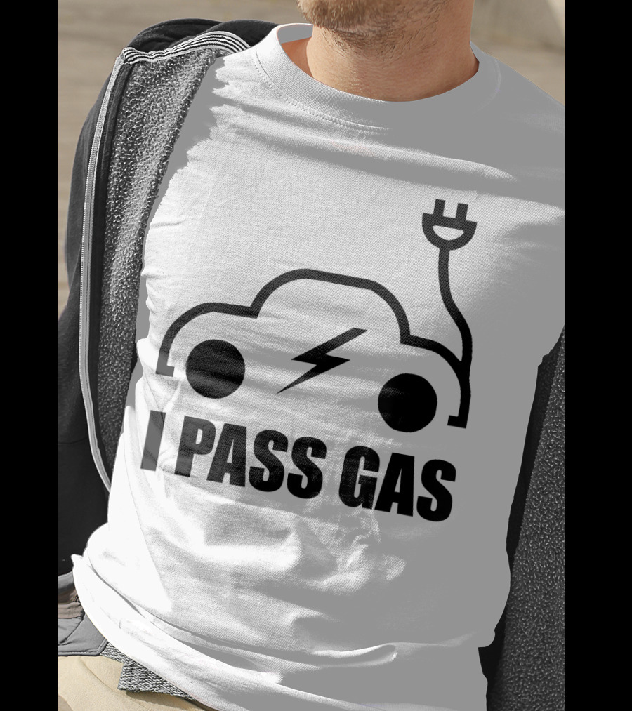 Electric Vehicle I Pass Gas Plug T-Shirt