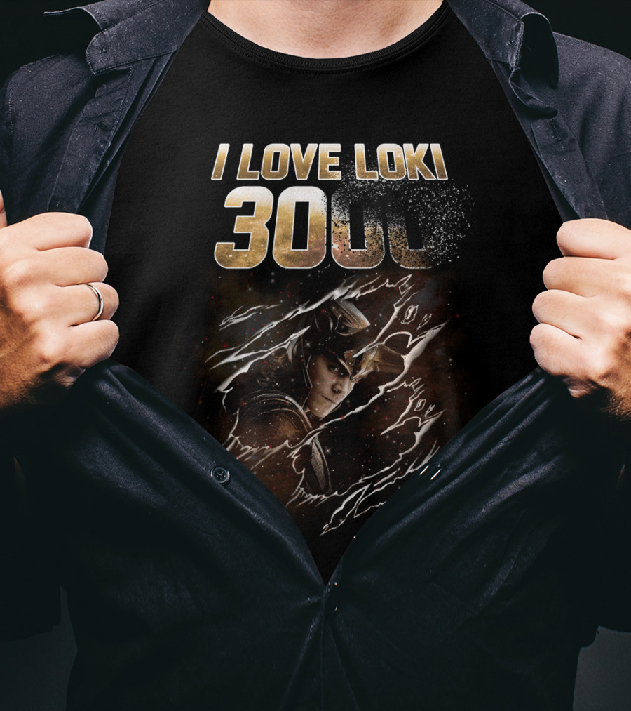 I Love Loki 3000 Marvel Norse God Mischief Fan T-Shirt