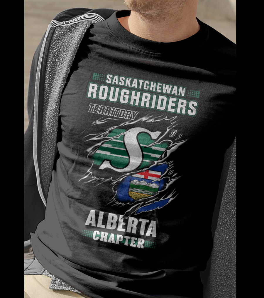 Saskatchewan Roughriders Territory Alberta Chapter T-Shirt