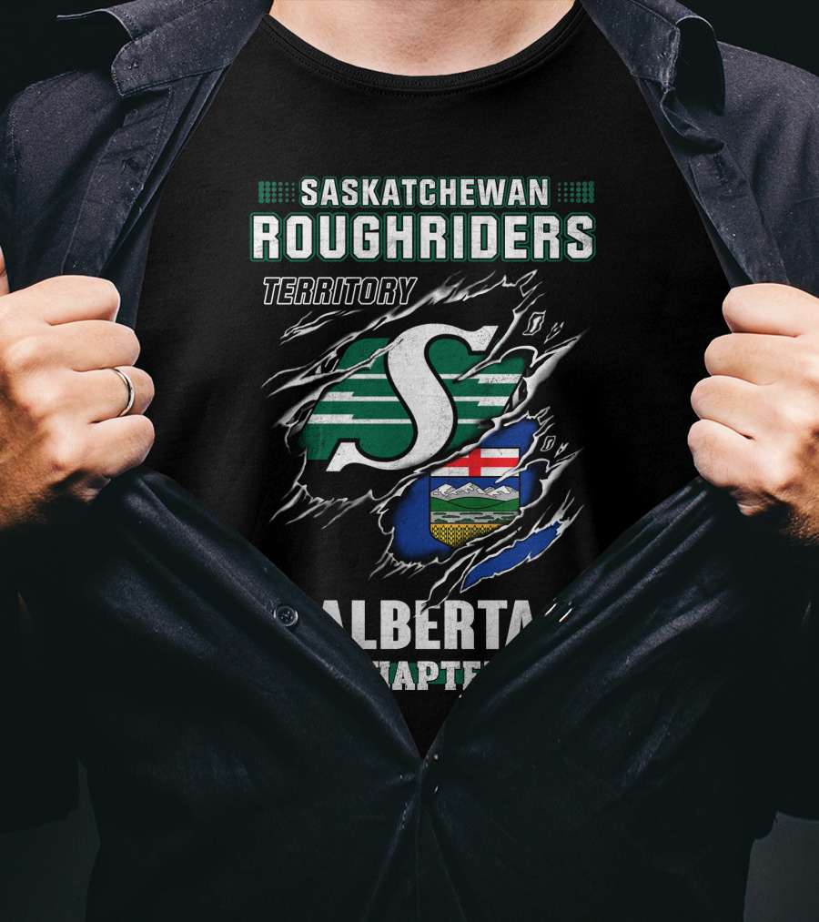 Saskatchewan Roughriders Territory Alberta Chapter T-Shirt