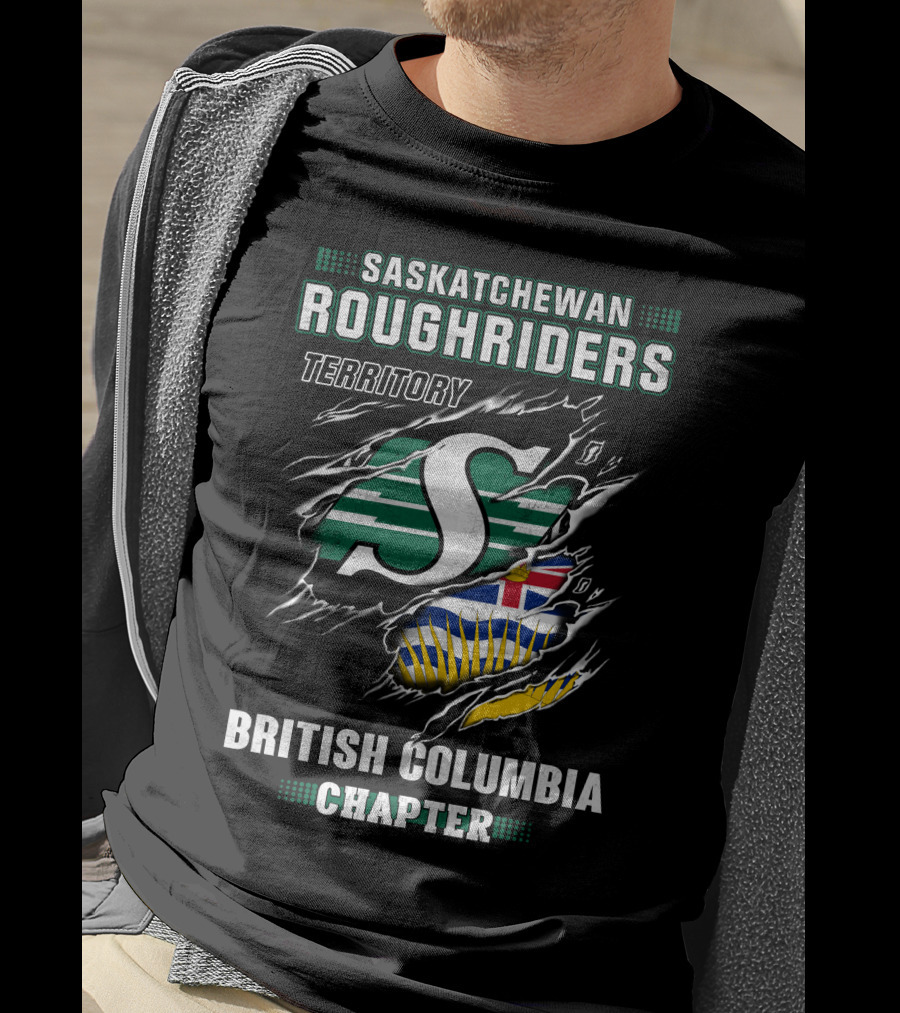 Saskatchewan Roughriders Territory British Columbia Chapter T-Shirt