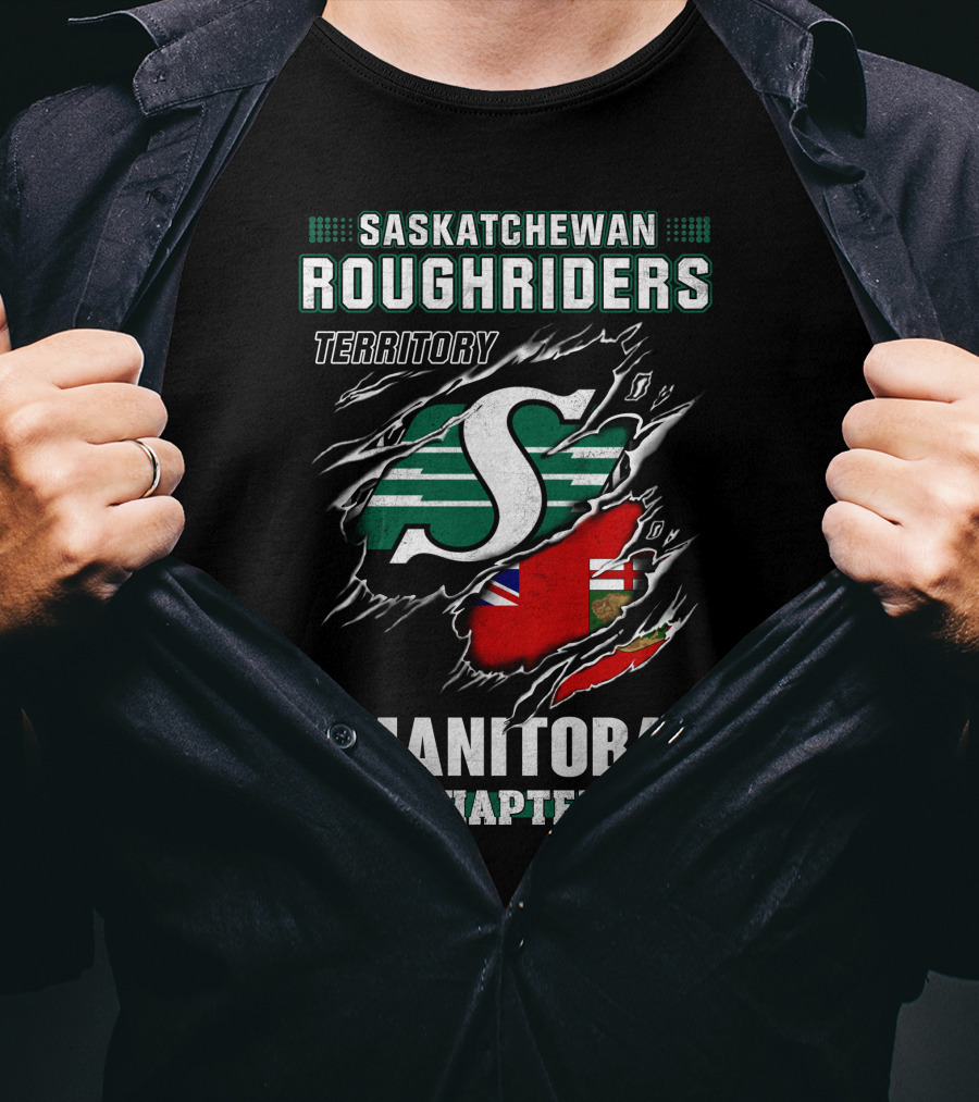 Saskatchewan Roughriders Territory Manitoba Chapter T-Shirt