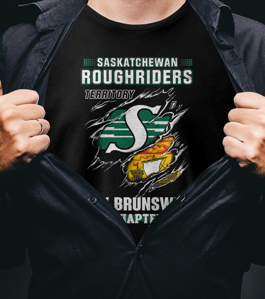 Saskatchewan Roughriders Territory New Brunswick Chapter T-Shirt