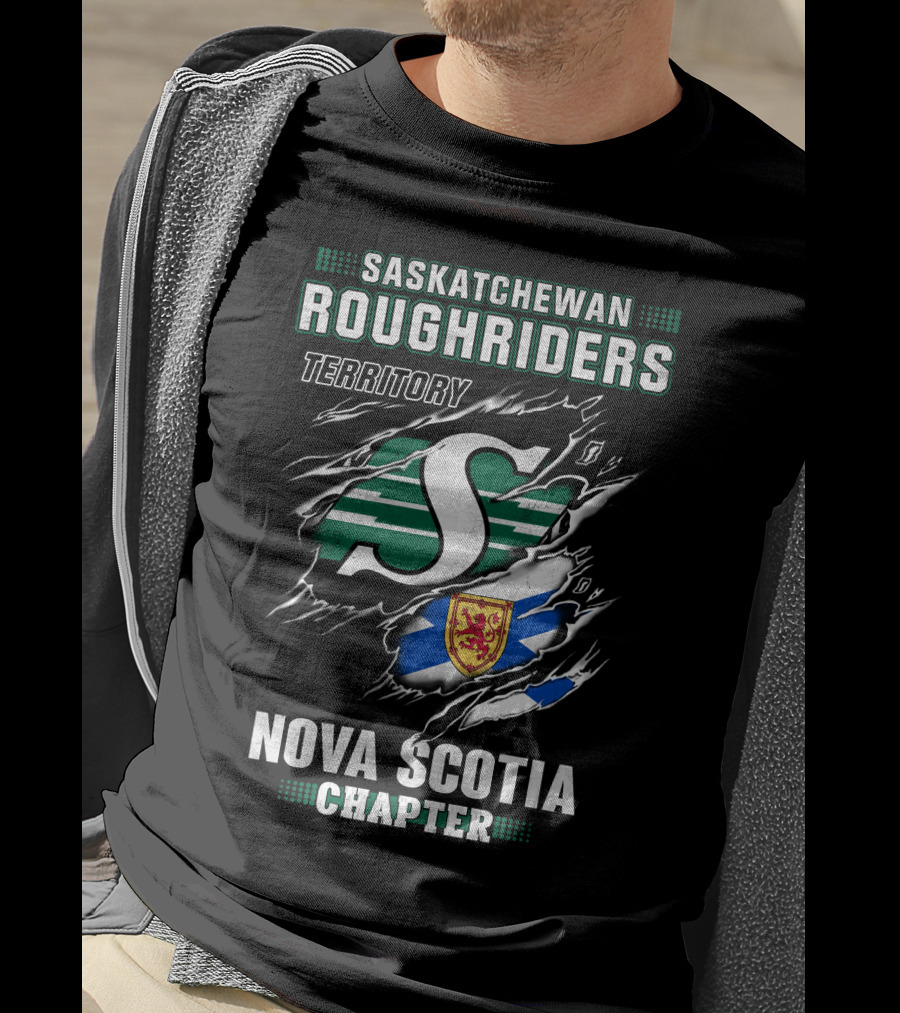 Saskatchewan Roughriders Territory Nova Scotia Chapter T-Shirt